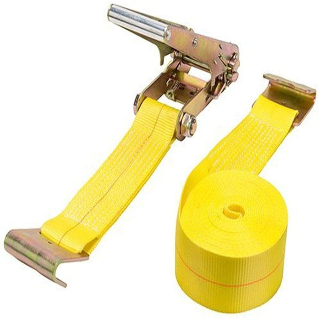 4 Inch x 27Ft Ratchet Strap with Flat Hooks 