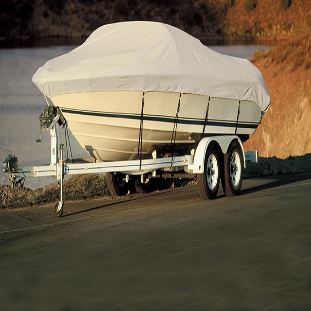 Heavy Duty Waterproof 600D Trailerable Boat Cover