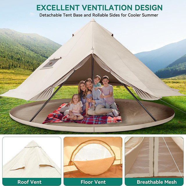 Canvas Tent for family camping