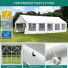 Outdoor Canopy Party Tent with Removable Sidewall Windows