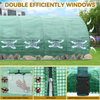 Portable Walk In Tunnel Greenhouse Tent With Roll-Up Window