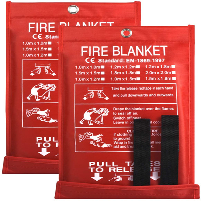 Emergency Fire Blanket for Home and Kitchen Safety 