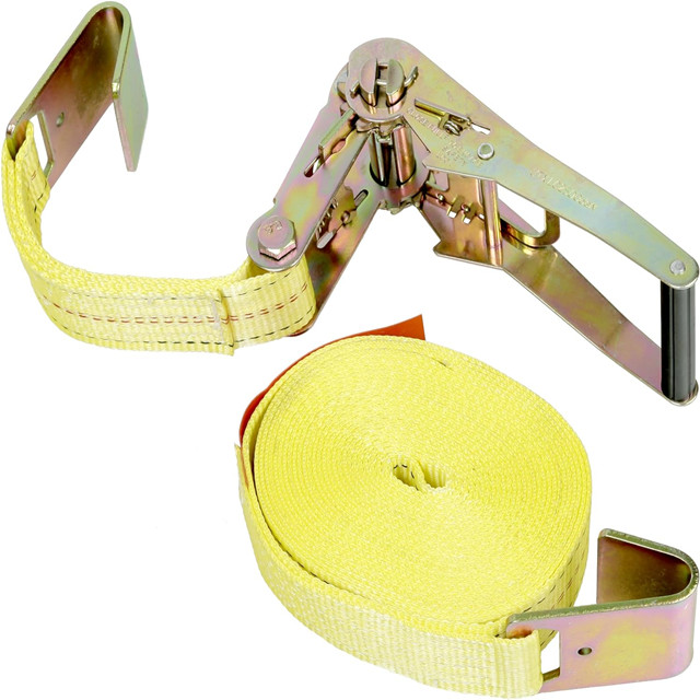 4 Inch x 27Ft Ratchet Strap with Flat Hooks 