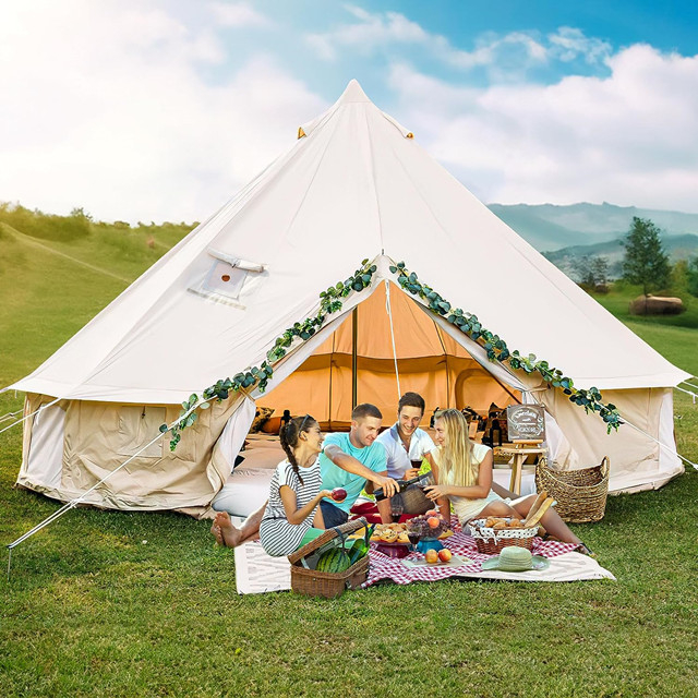 Canvas Camping Glamping Bell Tent