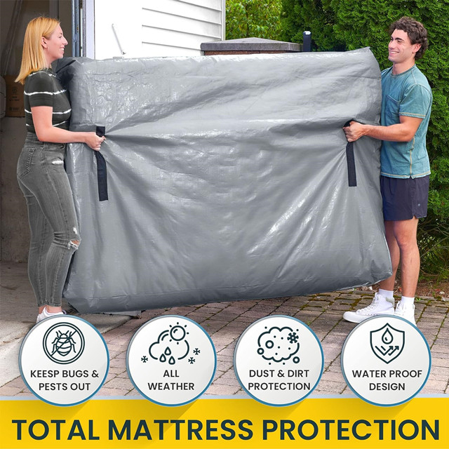 Recyclable Queen Mattress Bags for Moving and Storage 