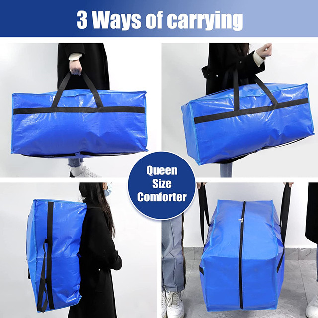 Heavy Duty Extra Large Storage Tote And PE Moving Bags 