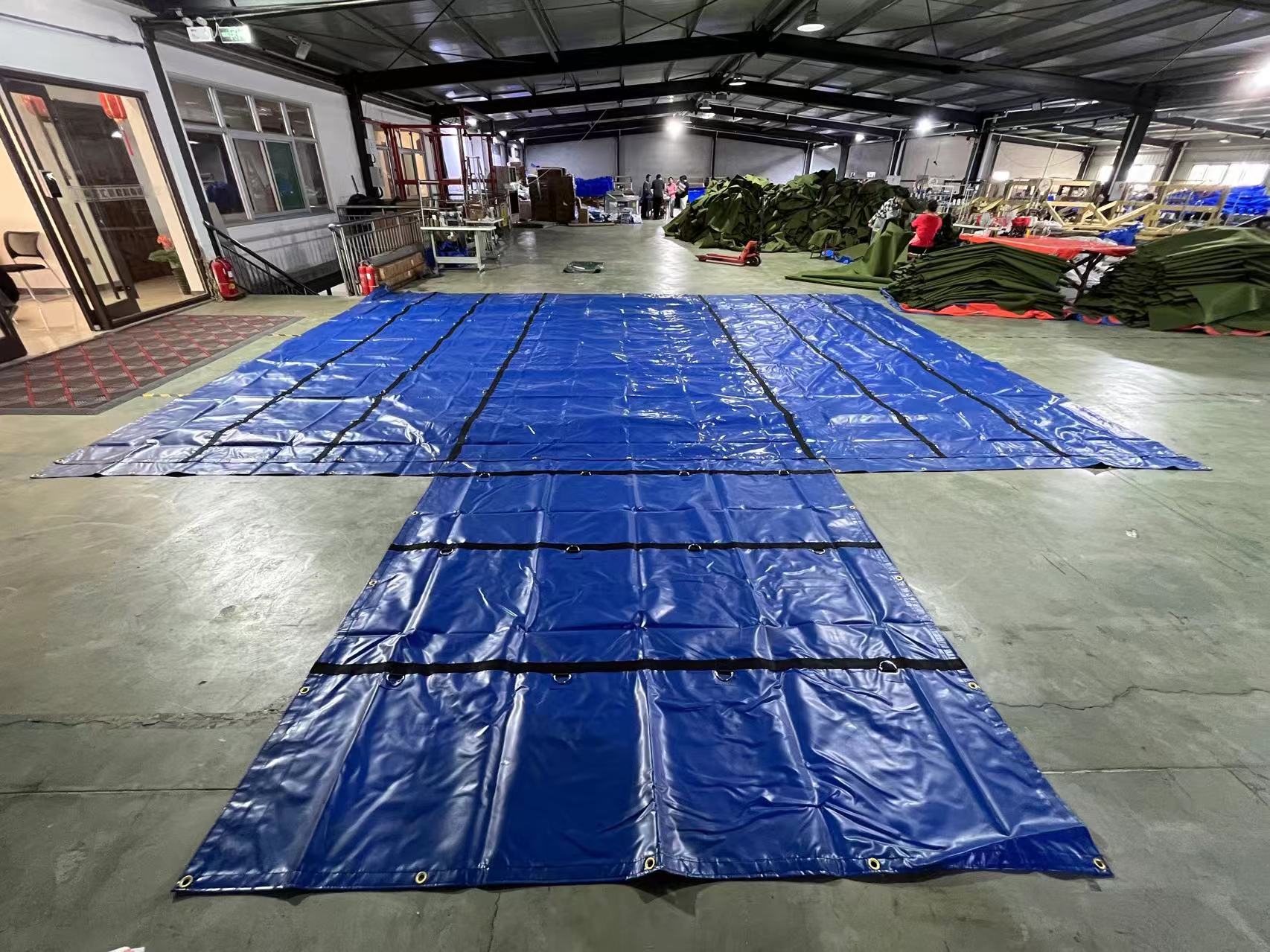 How long will a tarp last under water