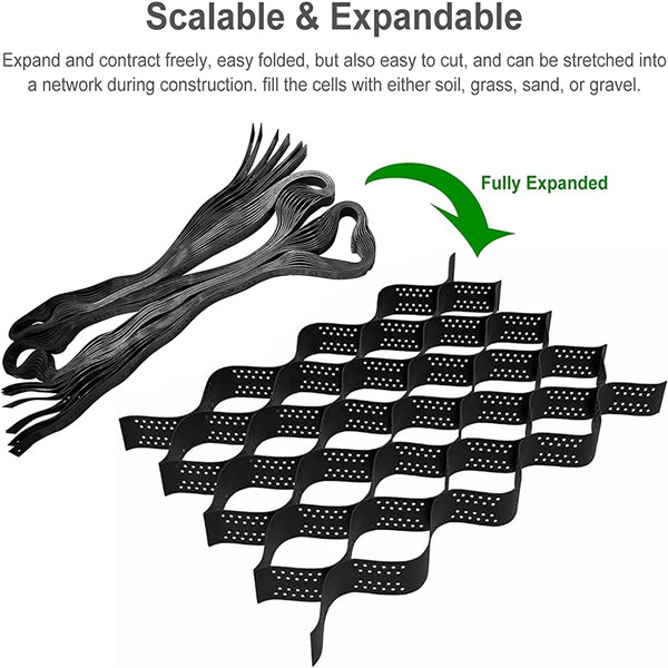 HDPE Honeycomb Geocell Permeable Pavers