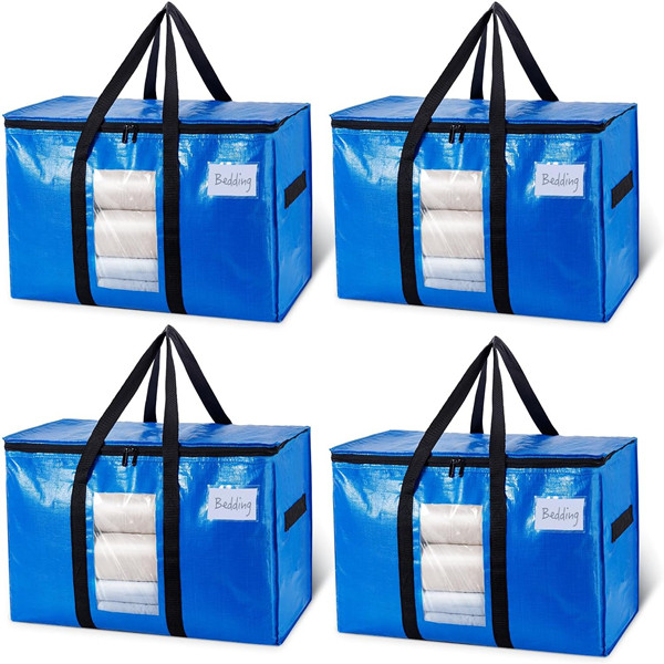 Heavy Duty Totes For Storage with Visible Window