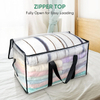 Extra Large Clear Storage Packing Bags with Backpack Straps