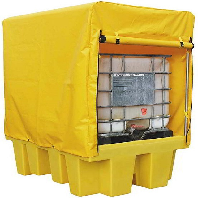 100% Waterproof Reusable Plastic PVC Tarpaulin Pallet Cover 