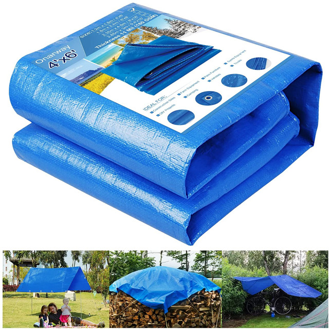 Waterproof Heavy Duty Poly Tarps for Tarpaulin Canopy Tent