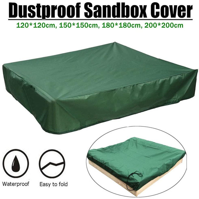 Outdoor Waterproof Replacement Sandbox Cover and Canopy Tarp