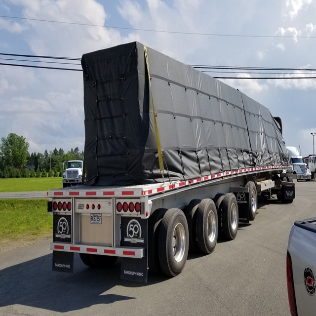 Heavy Duty 18oz 24ftx18ft Flatbed Steel Tarp 