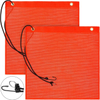 Warning Safety Flag with Grommets and Bungee Cord