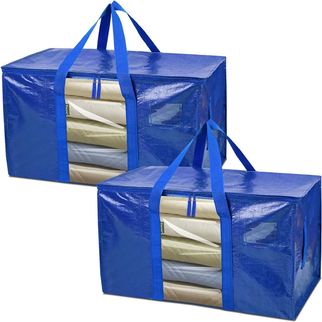 Heavy Duty Plastic Storage Bag For Moving with Visible Window