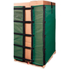 6' High Heavy Duty Reusable Pallet Wraps Cover with Tensioner Straps