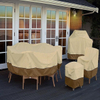 Heavy Duty 600D Outdoor Waterproof Patio Furniture Cover 