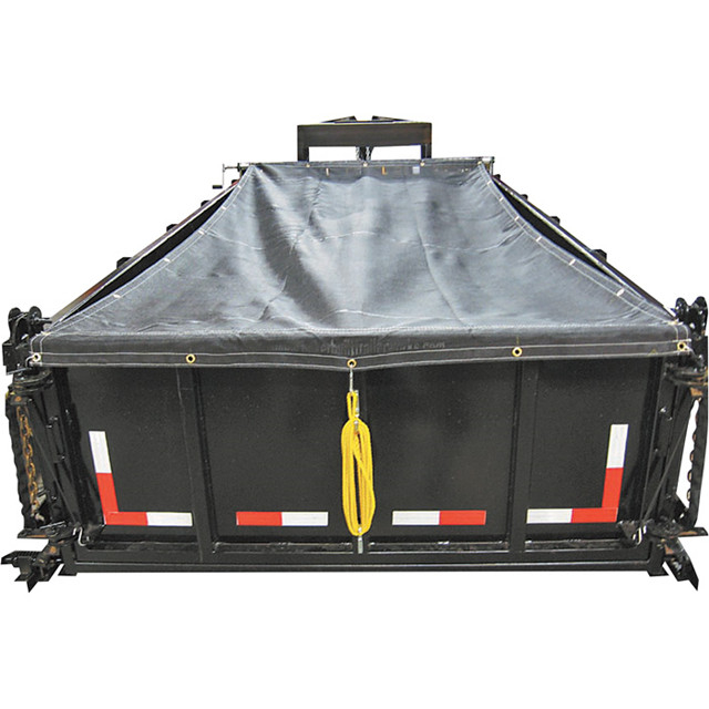 Heavy Duty Black Mesh Dump Truck Tarp