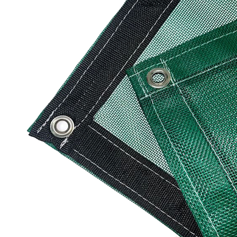 PVC Vinyl Coated Mesh Tarp With Grommets