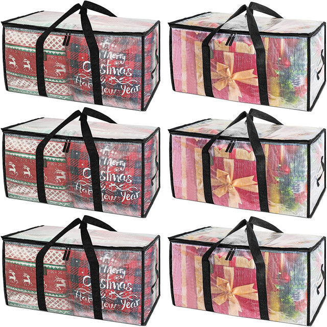 Extra Large Clear Storage Packing Bags with Backpack Straps