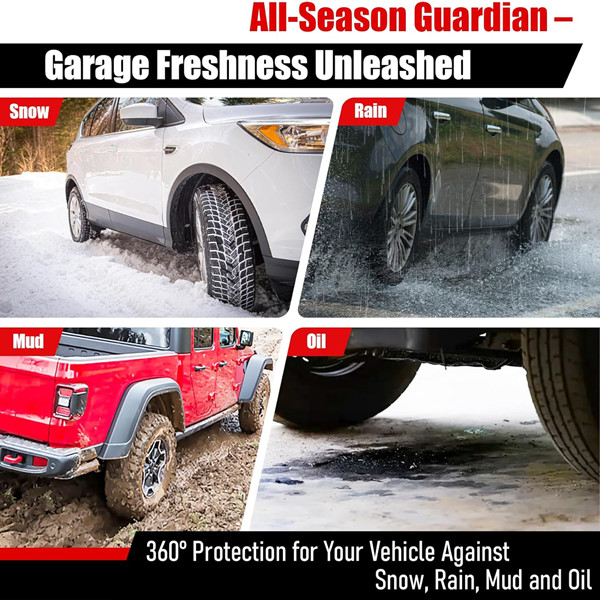 Garage Mat Floor Protection from Sand, Snow, Rain and Mud for Cars