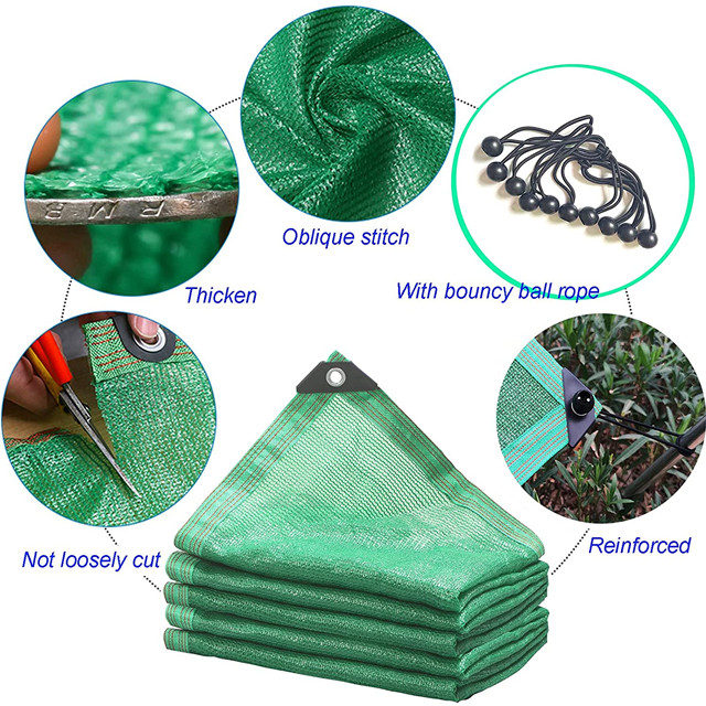 90% Sun Shade Mesh Tarp with Grommets