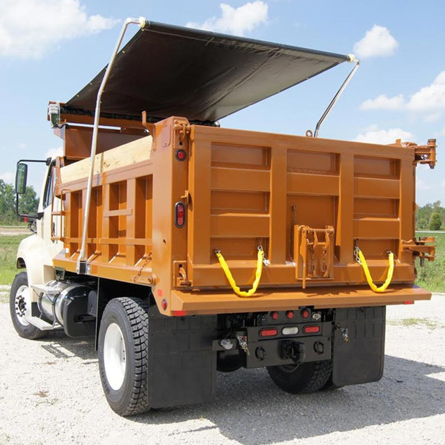 Hot Top Vinyl Asphalt Dump Truck Tarp with Side Flaps