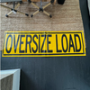 PVC OversizeLoad Banner with Heavy Duty Metal Hooks 