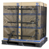 6' High Heavy Duty Reusable Pallet Wraps Cover with Tensioner Straps