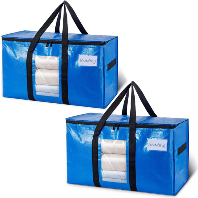 Heavy Duty Plastic Storage Bag For Moving with Visible Window