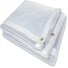 Fire Retardant Heavy Duty Glass PVC Vinyl Clear Tarps