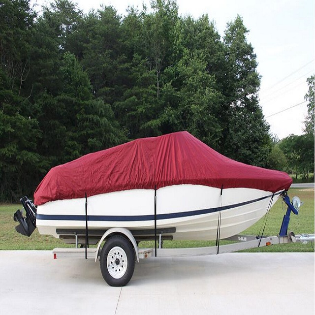 Heavy Duty Waterproof 600D Trailerable Boat Cover