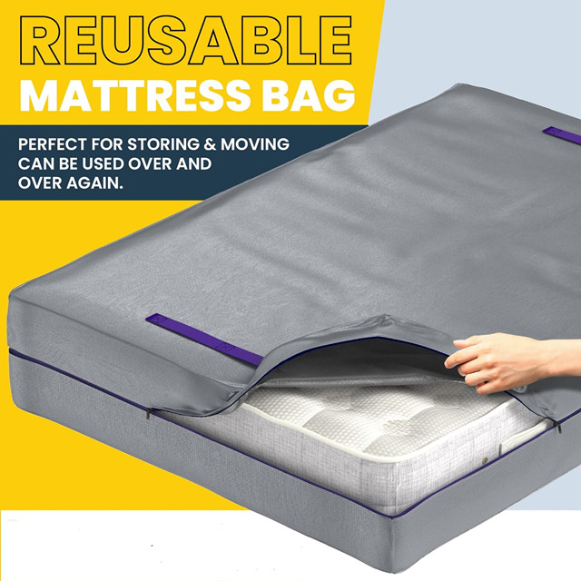 Recyclable Queen Mattress Bags for Moving and Storage 