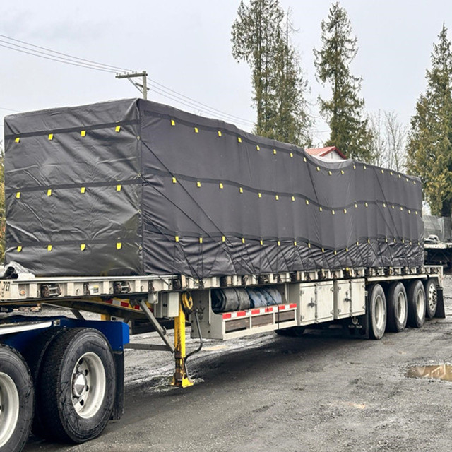 Heavy Duty 18oz 24ftx18ft Flatbed Steel Tarp 